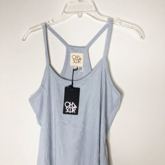 CHASER Racerback Shirttail Tank Top  - Picture 2 of 5